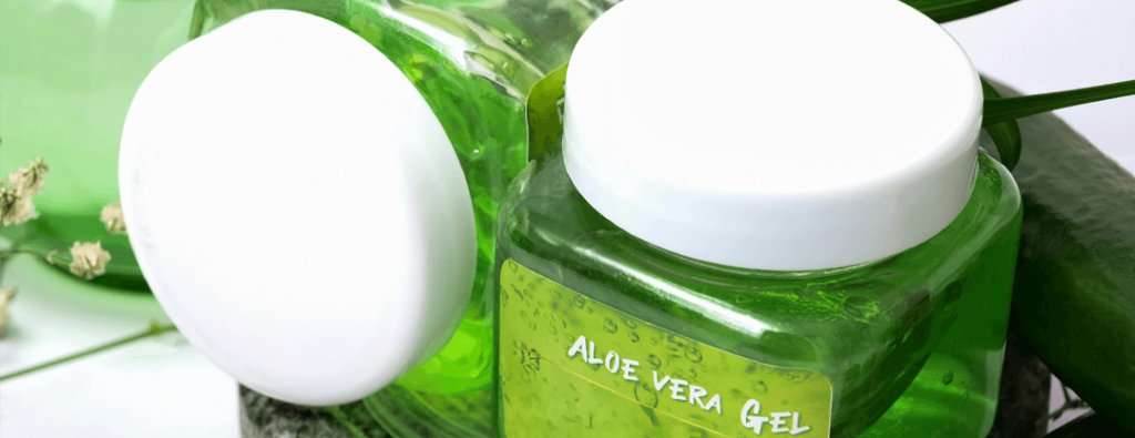 Aloe Gel Container for Swelling Prevention on the Roof - A close-up image of a specialized gel packaging designed to prevent Swelling on the Roof.